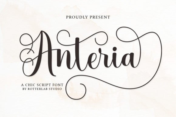 Anteria Script: A Font for Elegant Campaigns