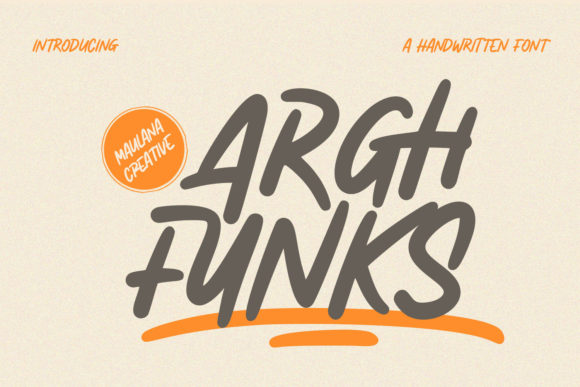 Arghfunks: A Stylish Display Font