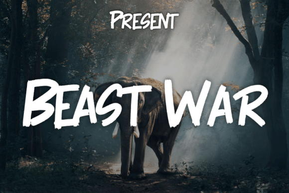 Beast War Font for Business