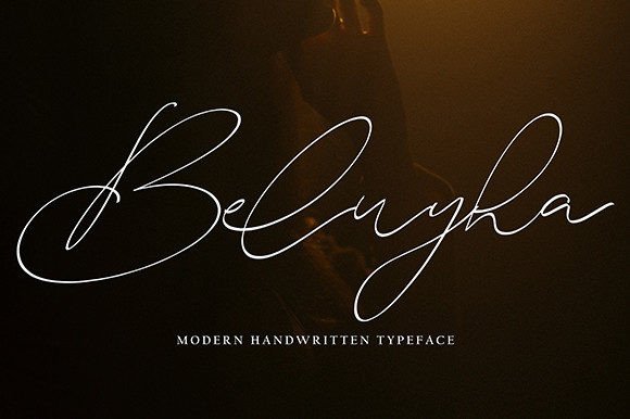 Beluyha: A Delicate Script for Elegant Design