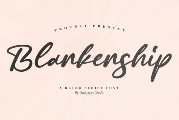 Blankenship Font: Elegant Script for Creative Projects