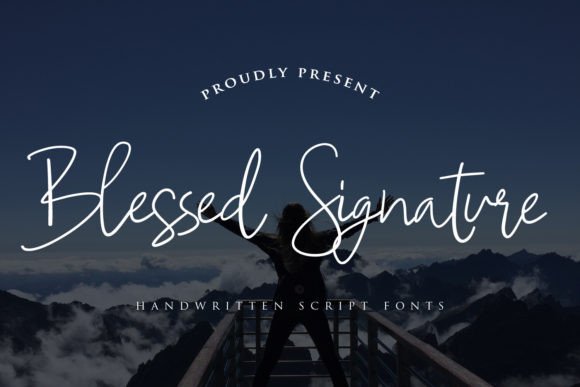 Blessed Signature: A Font for Creative Projects
