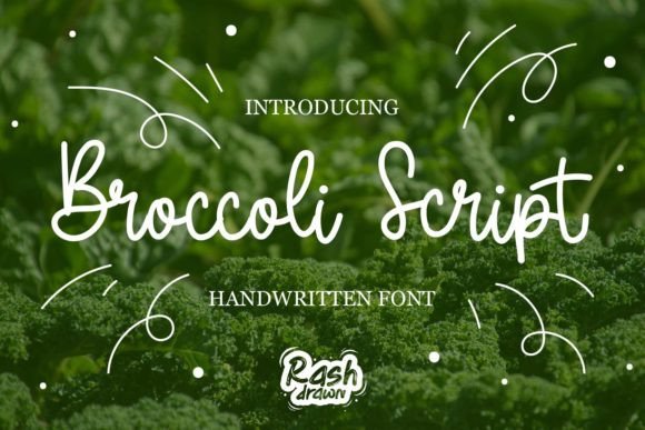 Broccoli Script: A Friendly Font for Creative Campaigns