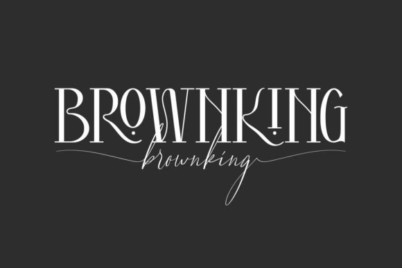 Brownking Font: Elegant Script for Web Design