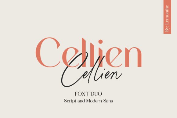Cellien: A Stylish Font for Creative Projects