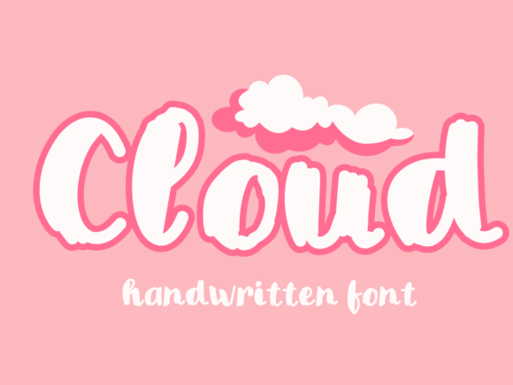 Cloud Font: Sweet Script for Crafters