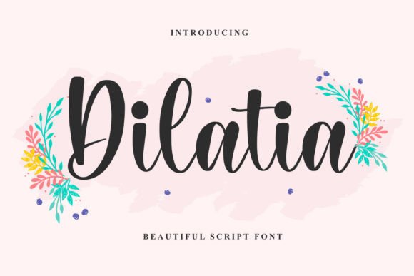 Dilatia: A Flowing Typeface for Elegant Design