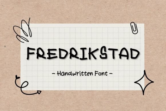 Fredrikstad Font: Handwritten Style for Business
