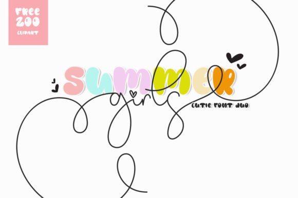 Girls Summer Font Review