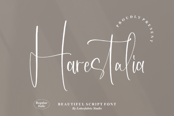 Harestalia: A Delicate Script Font