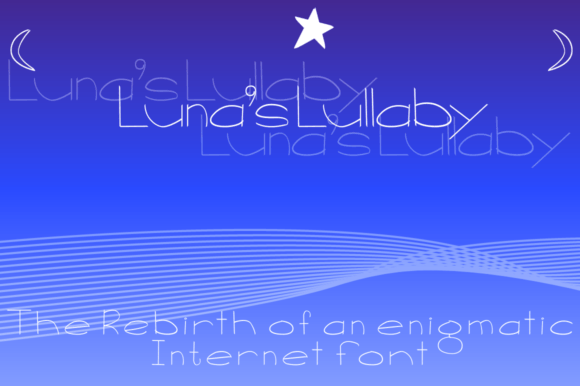 Luna’s Lullaby Font