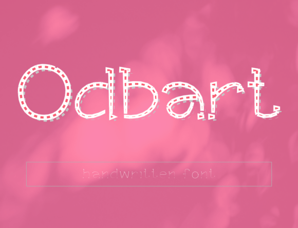 Odbart: A Script Font for Creative Campaigns