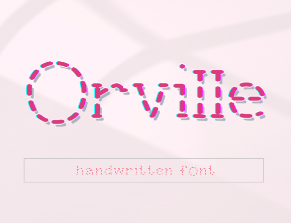 Orville: A Handwritten Font for Elegant Design