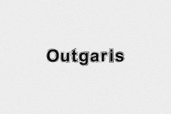 Outgaris: A Bold Script Font for Crafters