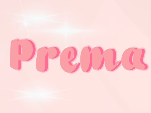 Prema: A Handwritten Font for Creative Expression