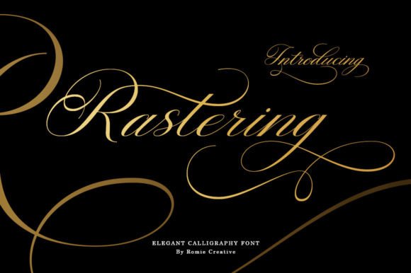 Rastering: A Stylish Font for Business