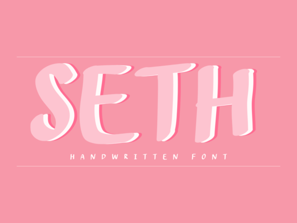 Seth: A Handwritten Font for Business
