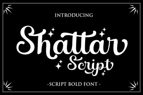 Shattar Script: Elegant Font for Creative Campaigns