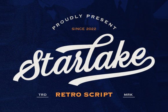 Starlake - Retro Script Font