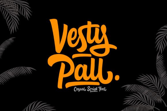 Vesty Pall: A Script Font for Casual Elegance