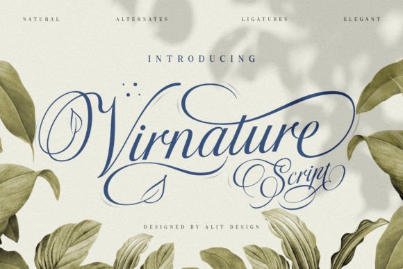 Virnature: A Font for Nature-Inspired Campaigns